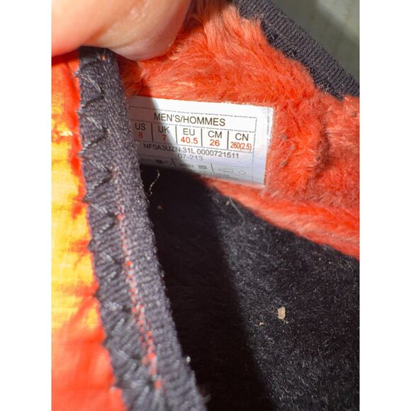The North Face Mens ThermoBall Traction V Mules Orange Quilted‎ Size 8 main image 6